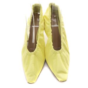 BOTTEGA VENETA Almond ルイヒール パンプス 36 イエロー