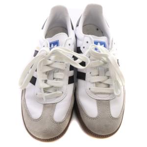 adidas Originals Samba OG スニーカー レザー 24cm 白 ホワイト 黒 ブラック B75806