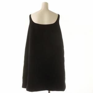 PRADA ポーチ付 Re-Nylon ノースリーブドレス 38 ブラック