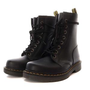 レインブーツ 8ホール ショート フラット レースアップ ラバー UK3