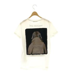 Max Mara 2022 表参道限定 ウィリアム・ウェグマン Tシャツ S ホワイト