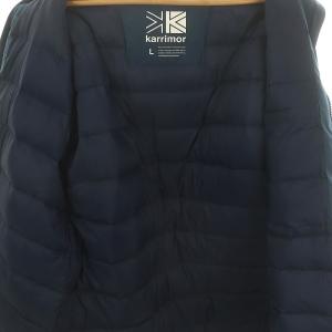 karrimor SHUTTLE DOWN COAT ダウン ジャケット ジップアップ L 紺 ネイビー