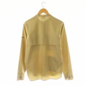 Columbia セカンドヒルロングスリーブシャツ 長袖 バンドカラー M ベージュ PM0019