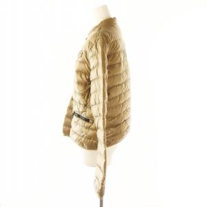 DUVETICA NAOS ショートダウンジャケット ノーカラー アウター ナイロン 42 ベージュ