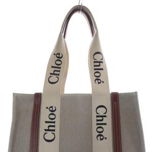 Chloe ミディアム ウッディトートバッグ べージュ