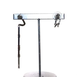 SWAROVSKI Henrietta ピアス アシンメトリー 両耳用 ラインストーン シルバーカラー 5300205