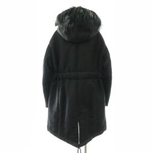 Christian Dior フォックスファー シルク I42 ブラック