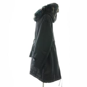 Christian Dior フォックスファー シルク I42 ブラック