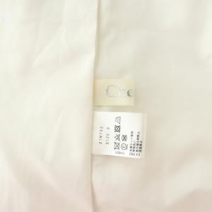 Chesty 21AW デザインキルティングスカート ロング フレア ギャザー 0 オフホワイト