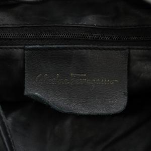 Salvatore Ferragamo 巾着 ワンショルダーバッグ 黒 ブラック AU-21