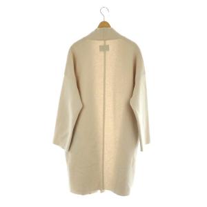 23区 23AW コンプレストパイル コーディガン アウター フロントオープン ウール ベージュ 38 M