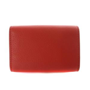 BALENCIAGA ペーパーミニウォレット レッド 391446