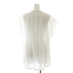 Spick&Span 24SS 60ローンフレンチレースブラウス シャツ フレンチスリーブ F 白 ホワイト