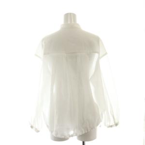 Grace Class 24SS シアードレープブルゾン フルジップ 36 S 白 ホワイト