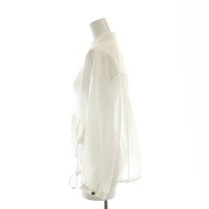 Grace Class 24SS シアードレープブルゾン フルジップ 36 S 白 ホワイト