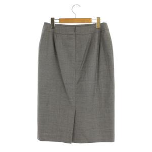 theory luxe EXECUTIVE VEVILA.L スカート ロング タイト ウール混 040 グレー /MY OS