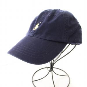キャップ 野球帽 ポニー刺繍 帽子 F 紺 /MM OF