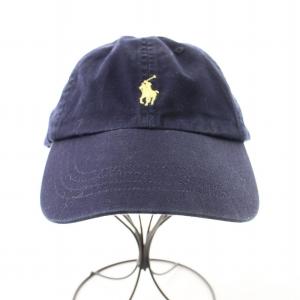 POLO RALPH LAUREN キャップ 野球帽 ポニー刺繍 帽子 F 紺 /MM OF