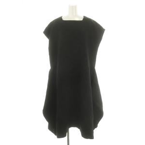 コムコム AD2023 ジャガードワンピース S ブラック