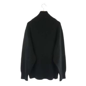 Deuxieme Classe ミドルゲージタートル ニット セーター 長袖 黒 ブラック