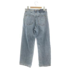 IENA エコデニムソフトバギーパンツ ジーンズ デニム 34 青 ブルー