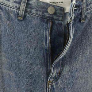 IENA エコデニムソフトバギーパンツ ジーンズ デニム 34 青 ブルー