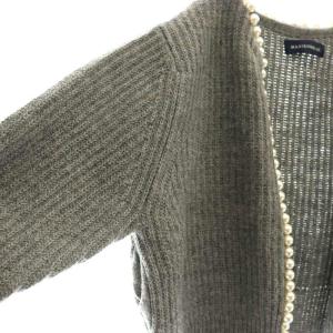 MADISONBLUE 22AW PEARL DAMAGE CD BRITISH WOOL 01 グレー
