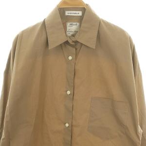 MADISONBLUE J.BRADLEY CUFF SHIRT シャツ 長袖 コットン 1 茶 ブラウン