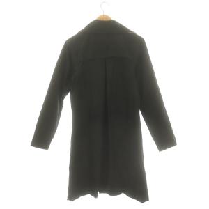 Y's ヨウジヤマモト ワッシャー加工 ダブルガンパッチコート ロング 1 黒 ブラック