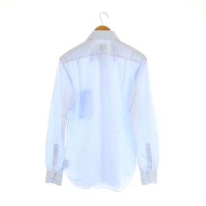 LUIGI BORRELLI BD長袖ドレスシャツ ボタンダウン 15 1/2 39 水色 ライトブルー