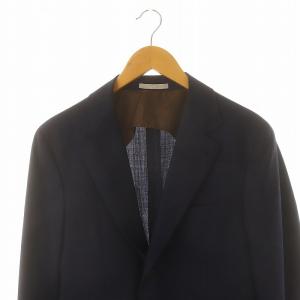 BRUNELLO CUCINELLI ウール背抜き3Bテーラードジャケット 46 ネイビー