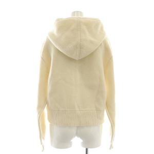 Apuweiser-riche 23AW Wジップフーディーパーカー ジャケット ウール混 2 アイボリー /NR OS