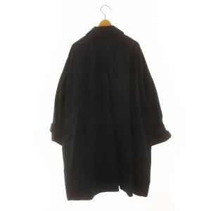 JOURNAL STANDARD 23SS ハイカウントワイドステンカラーコート ミドル丈 コットン F 紺 ネイビー