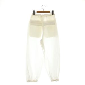 nagonstans タイプライター パラシュートパンツ ワイドパンツ 36 白 ホワイト /DF OS