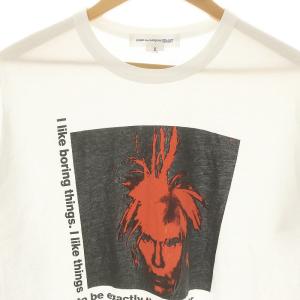 COMME des GARCONS SHIRT 24SS アンディウォーホル Andy Warhol コットンクルーネック Tシャツ カットソー 半袖