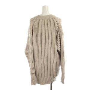 IENA chere CODE Vネックカーディガン ニット 長袖 ベージュ
