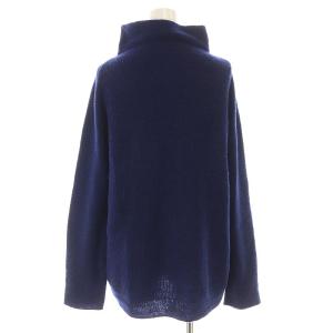 Theory カシミヤ ハイネック ニット セーター 長袖 S 紺 ネイビー