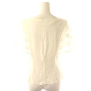 M'S GRACY ケープ風トップス カットソー 半袖 38 白 ホワイト /DF OS