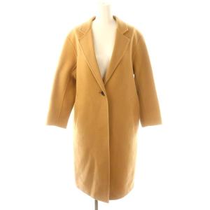 22AW ウールリバー ロングコート チェスターコート アウター 小さいサイズ 32 ベージュ /ES