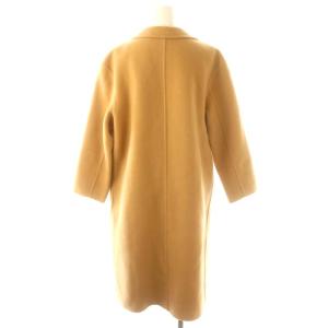 23区 22AW ウールリバー ロングコート チェスターコート アウター 小さいサイズ 32 ベージュ /ES