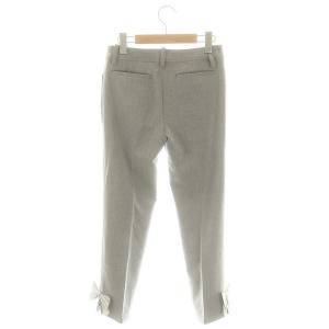 M'S GRACY パンツ ストレート サイドリボン 36 グレー