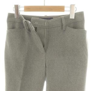 M'S GRACY パンツ ストレート サイドリボン 36 グレー