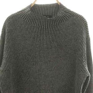 Theory CHARMANT OVERSIZED.FUNNEL.N ニット セーター 長袖 ボトルネック リブ カシミヤ混 S 黒 ブラック