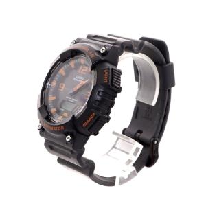 CASIO AQ-S810W デジアナ 腕時計 デジタル クオーツ ソーラー グレー オレンジ