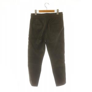 ISABEL MARANT ラムレザーパンツ テーパードパンツ ドロスト 34 黒 ブラック