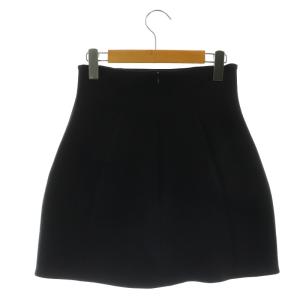 SNIDEL 24AW  構築スカショーパン ショートパンツ 台形 ミニ キュロット コットン 1 黒 ブラック