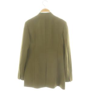Mame Kurogouchi 22AW Collarless Double Breasted Suit Jacket 2