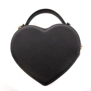 COACH ショルダーバッグ ハート クロスボディ レザー 黒 ブラック CE652