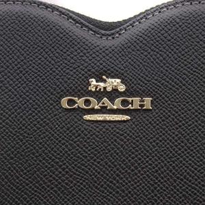 COACH ショルダーバッグ ハート クロスボディ レザー 黒 ブラック CE652