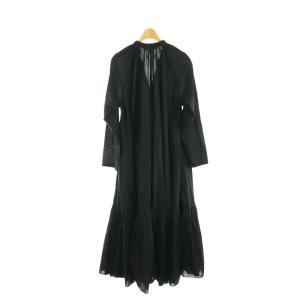 プラージュ plage ヘムギャザーシャツワンピース ロング丈